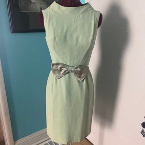 Retro 1960's Style Pale Green Dress